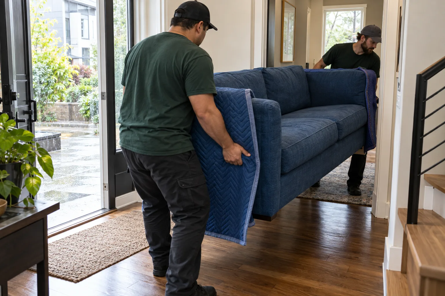 Couch & Sofa Removal service in progress